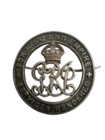 WW1 Canadian CEF For King and Empire Services Rendered Pin WW1 Canadian CEF For King and Empire Services Rendered Pin
