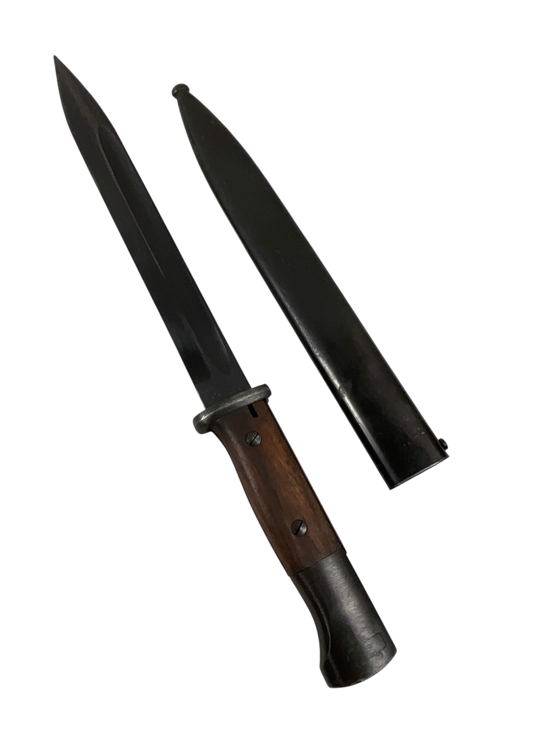 WW2 German K98 Bayonet With Scabbard Export Model Maker Alcosa WW2 German K98 Bayonet With Scabbard Export Model Maker Alcosa