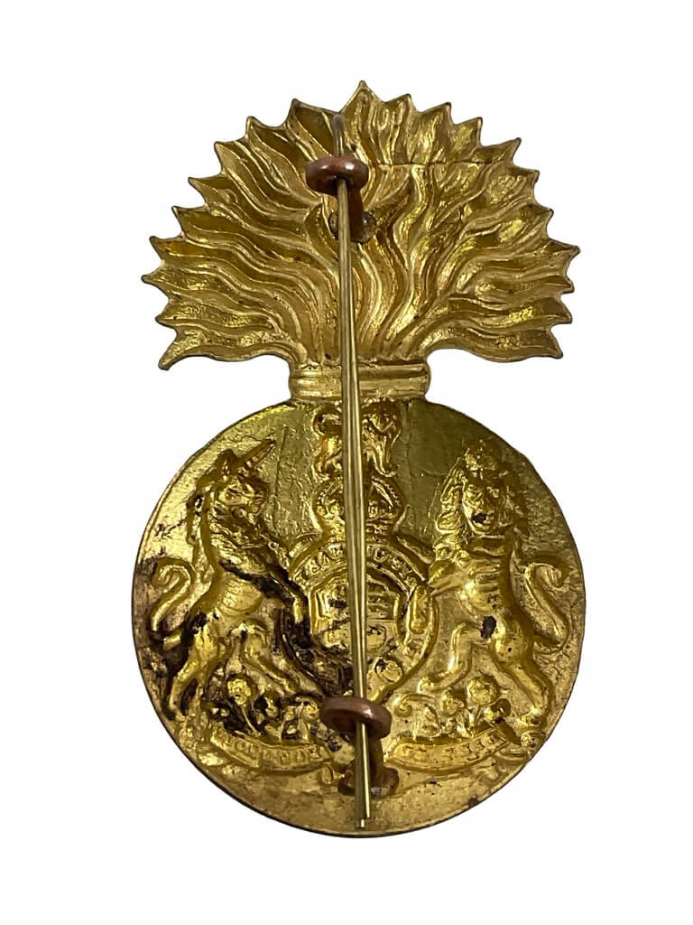 WW2 British Royal Scots Fusiliers Cap Badge WW2 British Royal Scots Fusiliers Cap Badge
