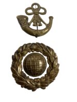 British Royal Marine Light Infantry Glengarry Cap Badge