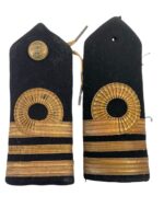 WW2 British RN Navy Lieutenant Officer's Shoulder Boards Insignia Pair WW2 British RN Navy Lieutenant Officer's Shoulder Boards Insignia Pair