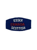 WW2 Canadian Essex Scottish Canada Shoulder Title Insignia Single (3) WW2 Canadian Essex Scottish Canada Shoulder Title Insignia Single (3)