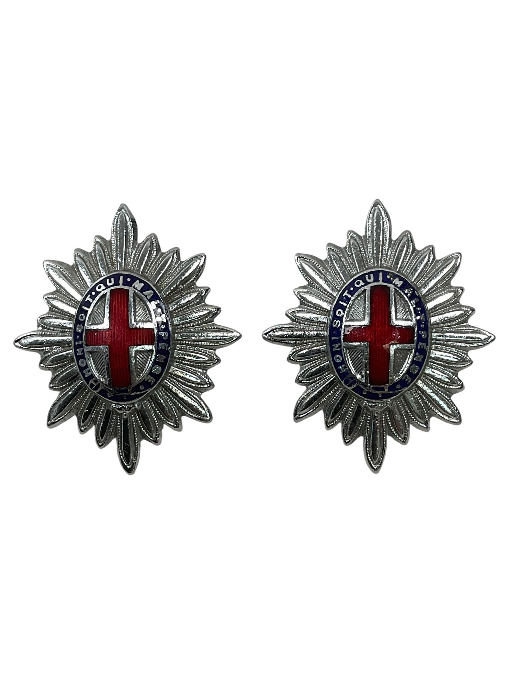 Canadian Governor General's Horse Guards Officer's 2nd Lieutenant Pips Insignia Pair Canadian Governor General's Horse Guards Officer's 2nd Lieutenant Pips Insignia Pair