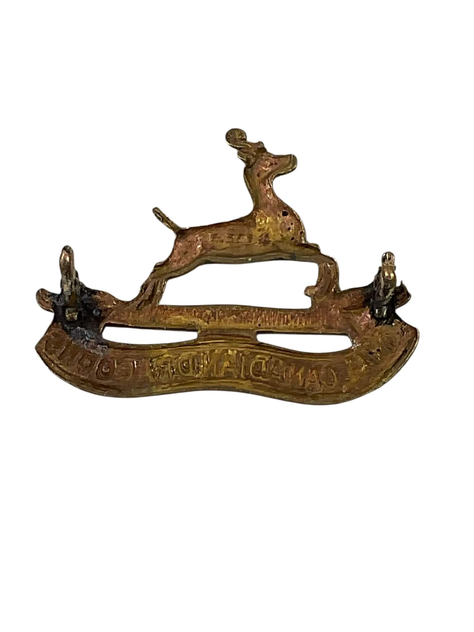WW1 Canadian CEF RCD Cap Badge Marked Birks WW1 Canadian CEF RCD Cap Badge Marked Birks