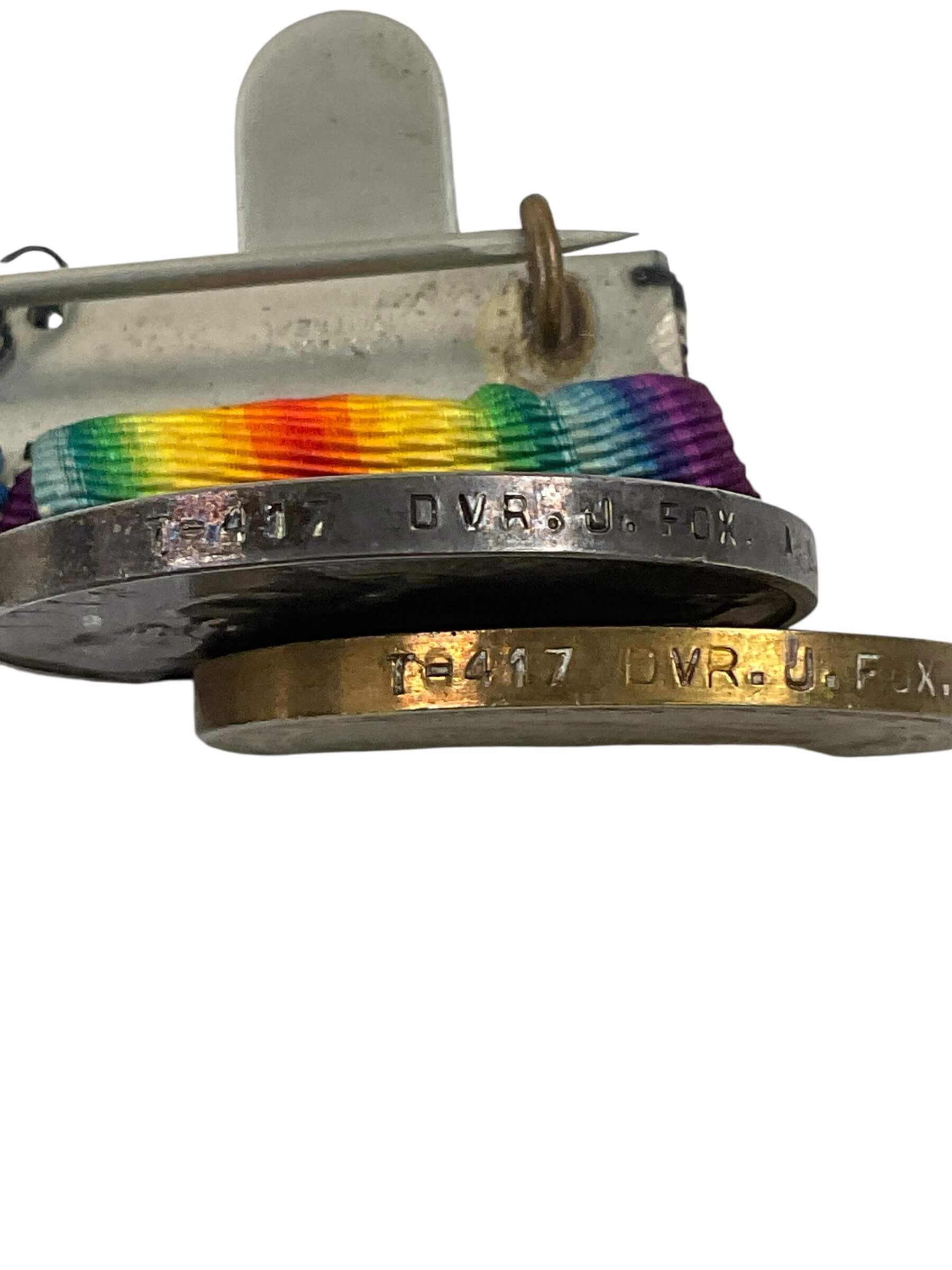 WW1 British BEF 1914-1915 Trio Named T-417 DVR J. Fox Army Service Corps WW1 British BEF 1914-1915 Trio Named T-417 DVR J. Fox Army Service Corps