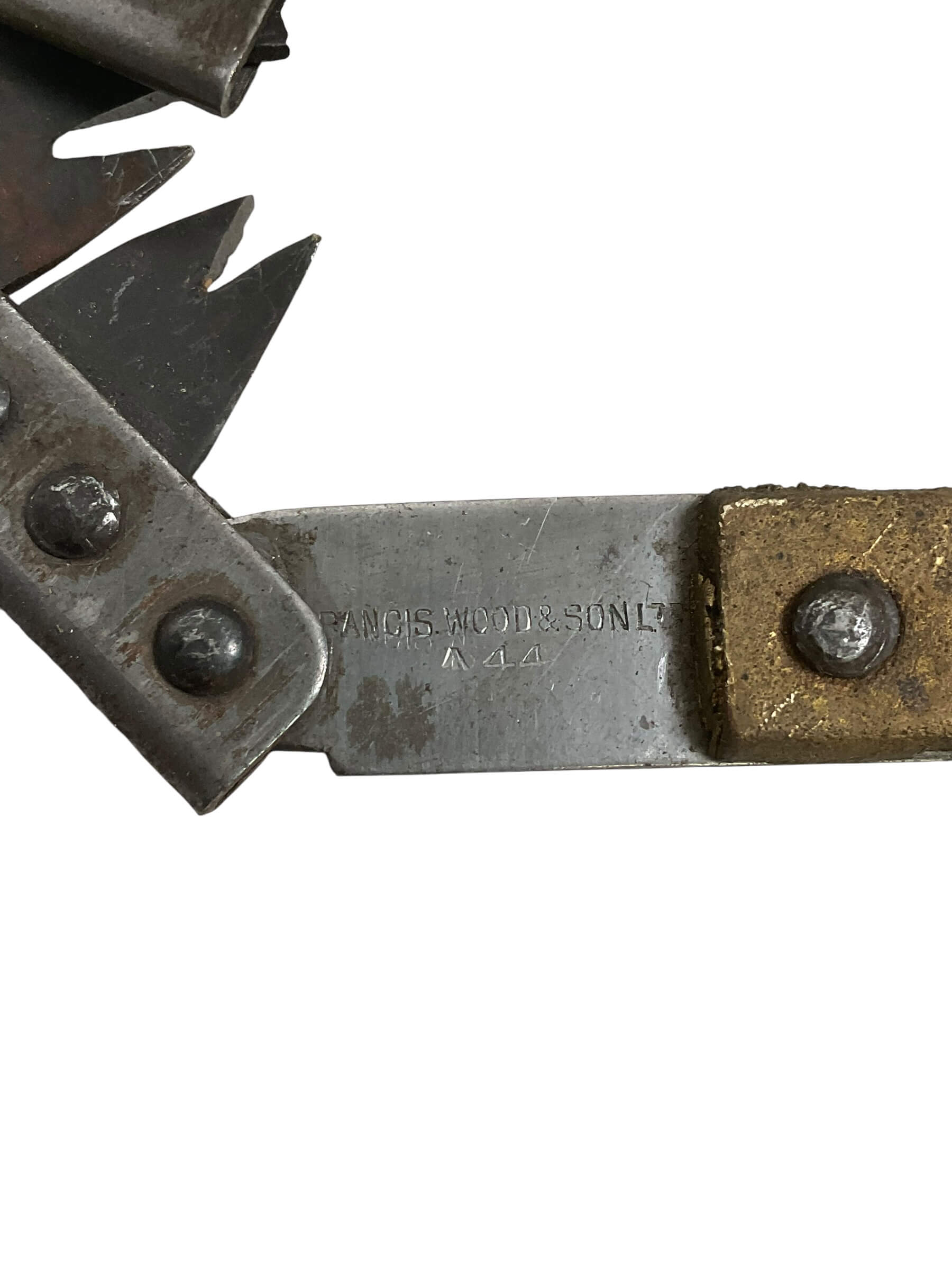 WW2 British Collapsible Saw Dated 1944 In 1943 Dated Pouch WW2 British Collapsible Saw Dated 1944 In 1943 Dated Pouch