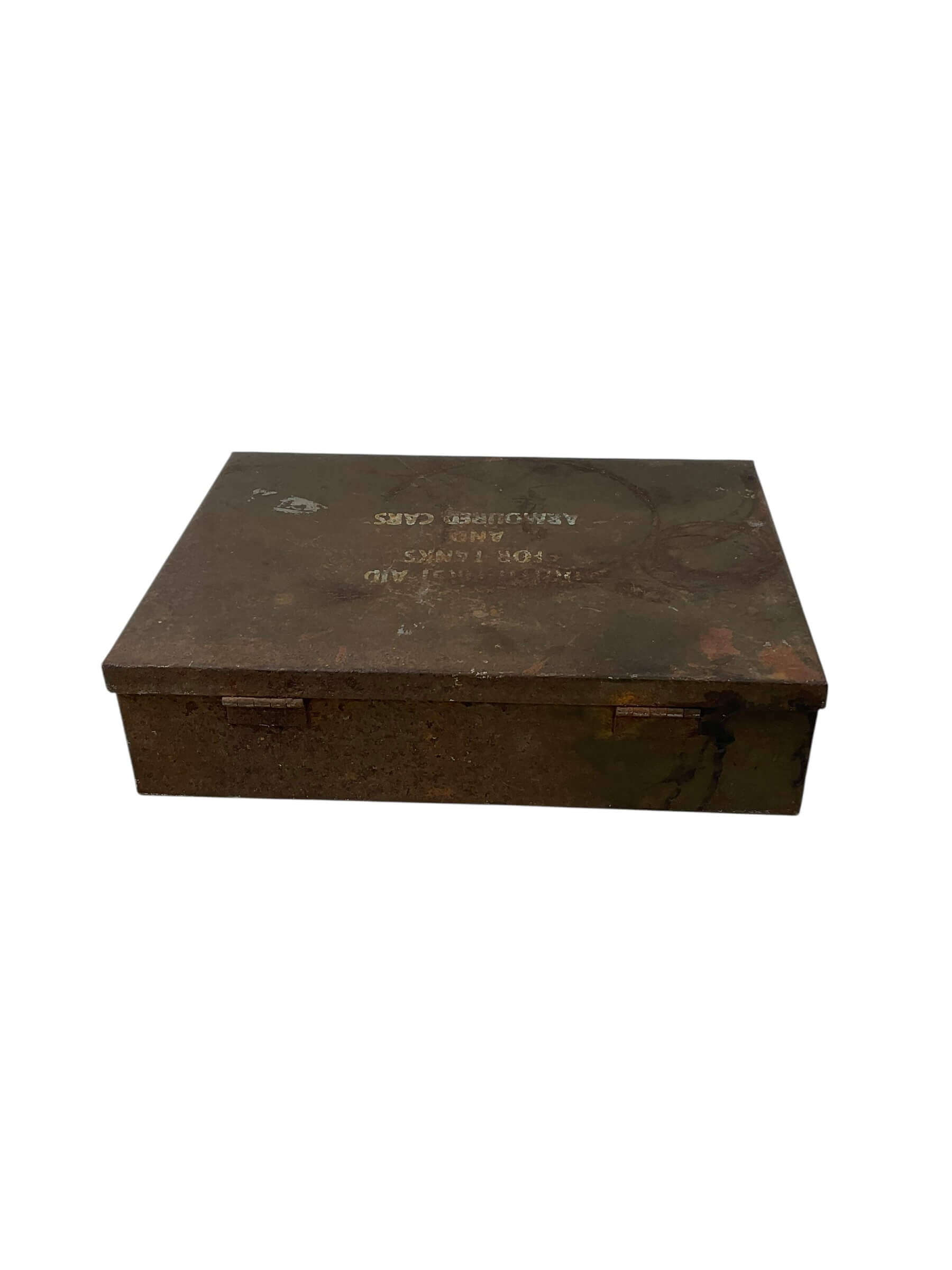 WW2 British First Aid Box For Tanks and Armoured Cars Dated 1943 EMPTY WW2 British First Aid Box For Tanks and Armoured Cars Dated 1943 EMPTY