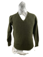 Canadian Forces OD Green Wool Sweater Dated 1975 Size Medium Canadian Forces OD Green Wool Sweater Dated 1975 Size Medium