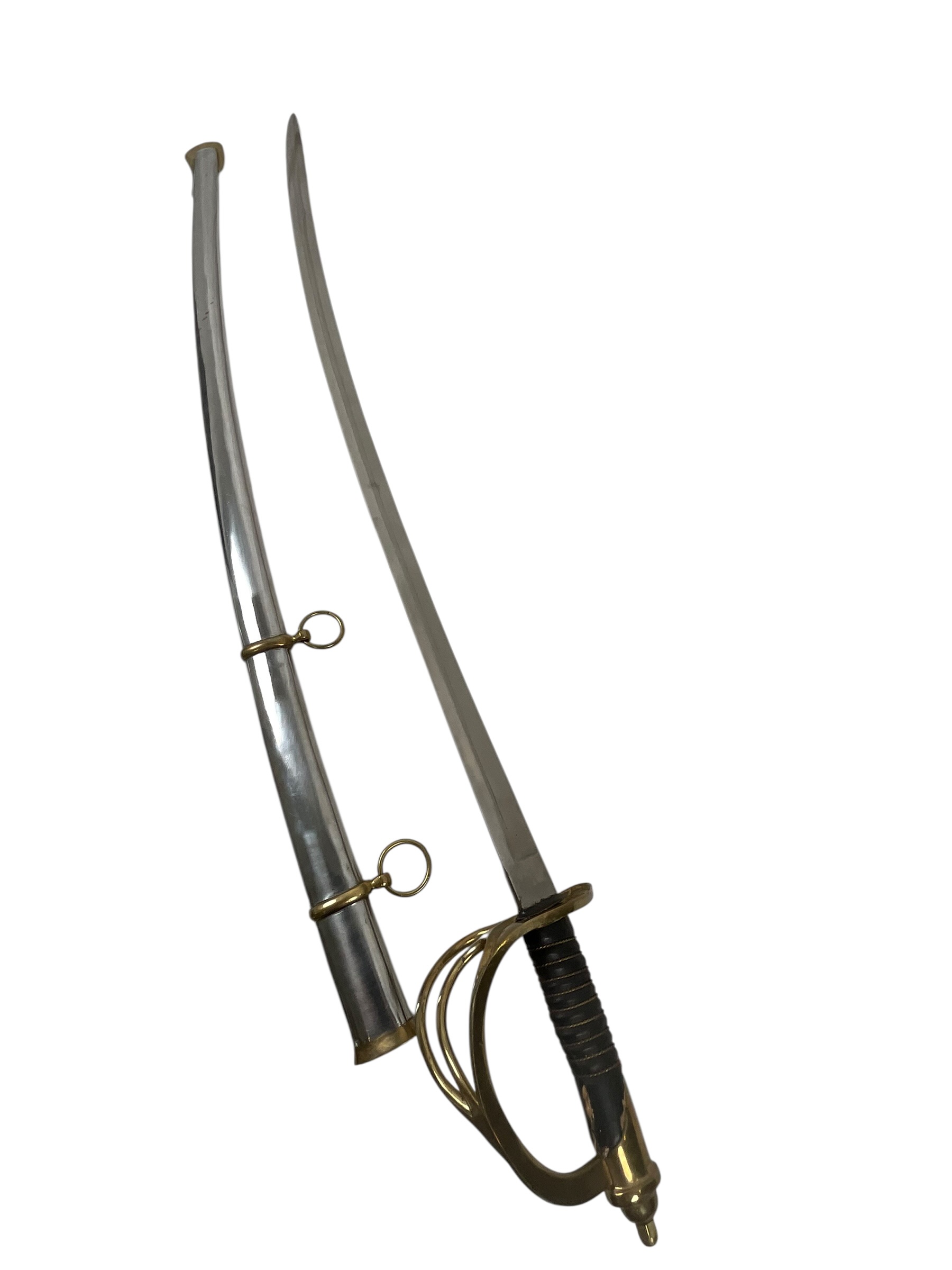 US Civil War Sword With Scabbard REPRODUCTION US Civil War Sword With Scabbard REPRODUCTION