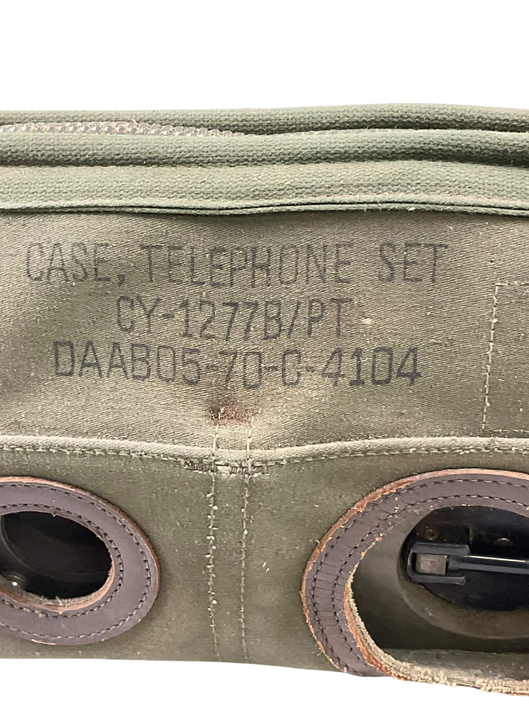 US Army Vietnam TA-43/PT Field Telephone Set In Case US Army Vietnam TA-43/PT Field Telephone Set In Case