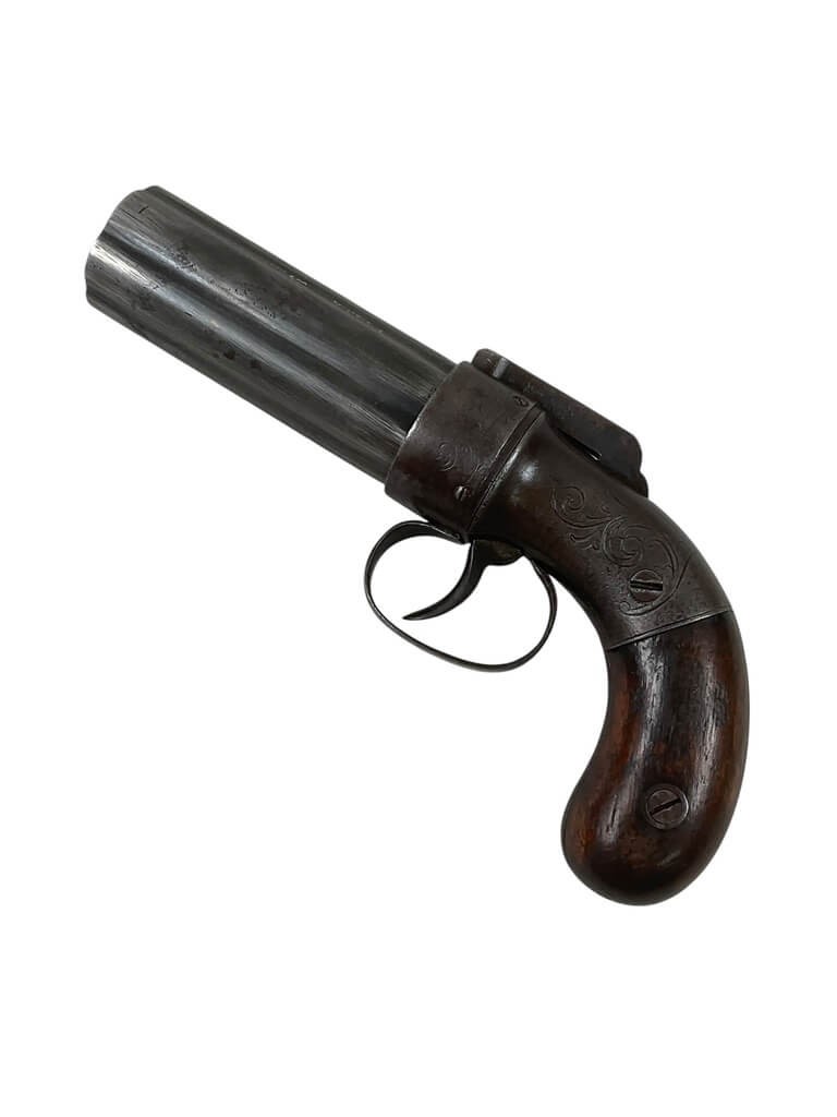 Allen and Thurber 6 Shot Cap and Ball .31 Caliber Pepperbox Pistol ANTIQUE NO PERMIT REQUIRED Allen and Thurber 6 Shot Cap and Ball .31 Caliber Pepperbox Pistol ANTIQUE NO PERMIT REQUIRED