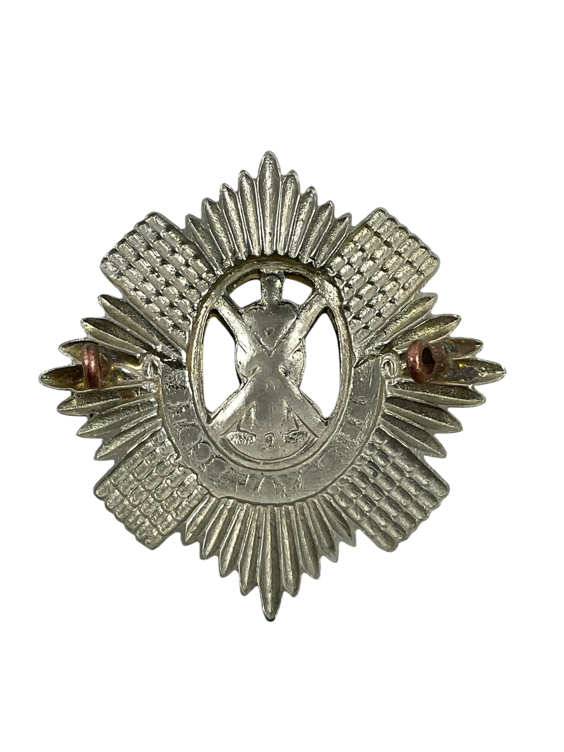 WW2 British The Royal Scots Cap Badge WW2 British The Royal Scots Cap Badge