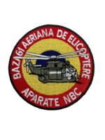 Romanian 61st Helicopter Air Base Aparate NBC Patch Romanian 61st Helicopter Air Base Aparate NBC Patch