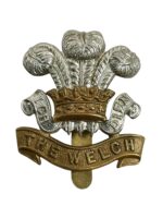 WW2 British The Welch Regiment Cap Badge WW2 British The Welch Regiment Cap Badge