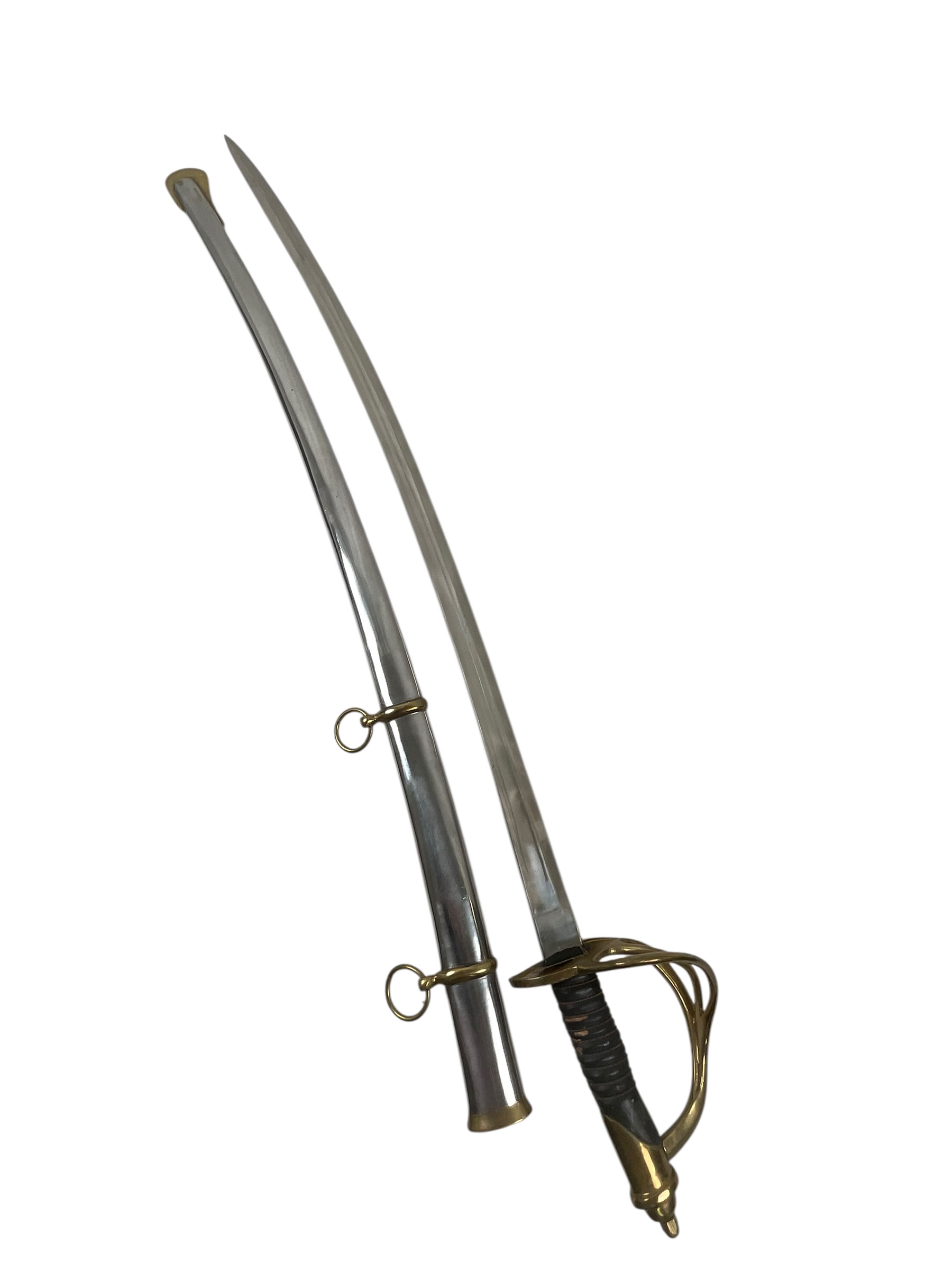 US Civil War Sword With Scabbard REPRODUCTION US Civil War Sword With Scabbard REPRODUCTION