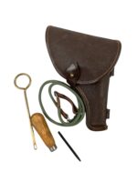 Russian Soviet Tokarev Leather Holster With Lanyard and Cleaning Rod