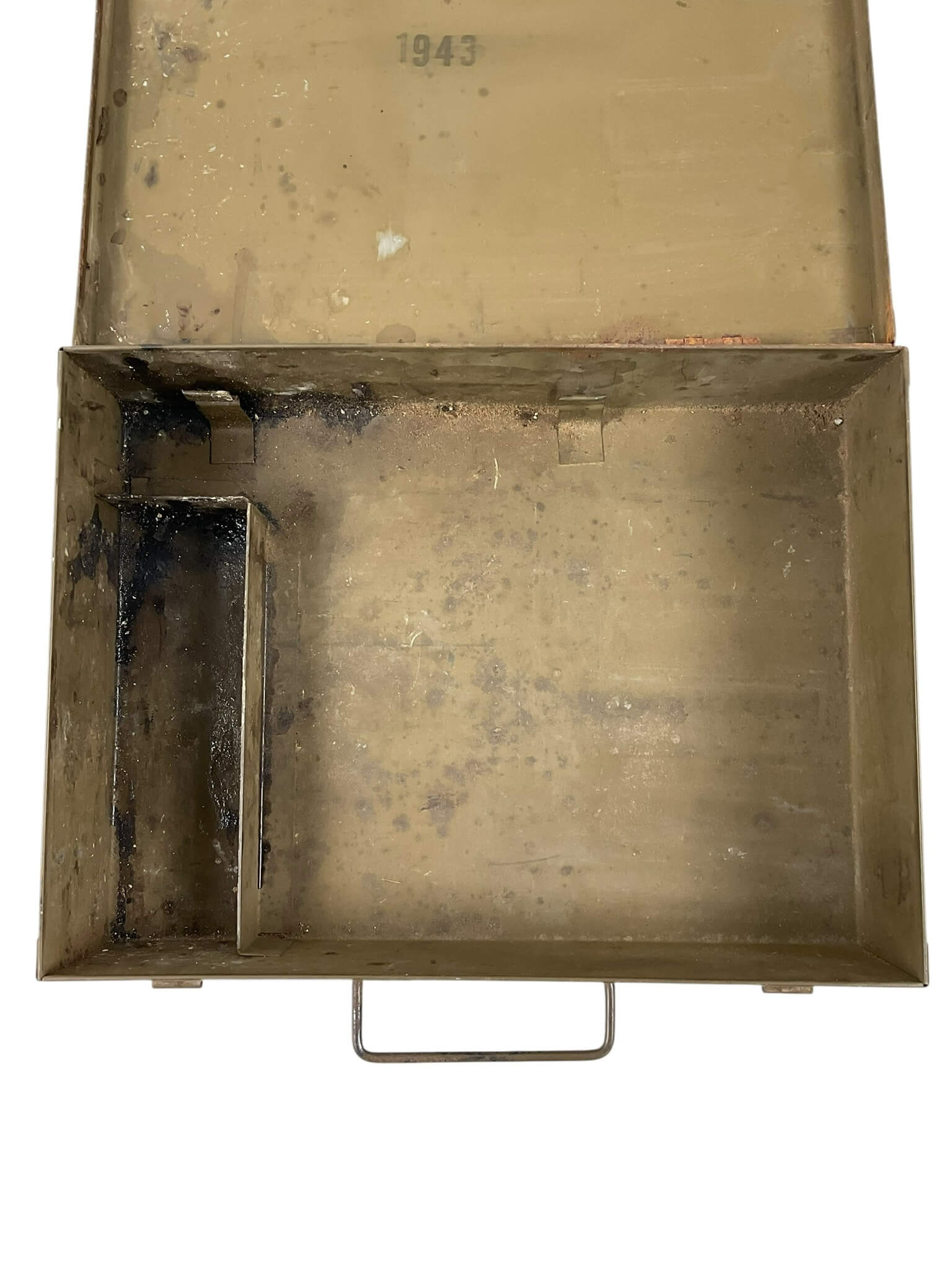 WW2 British First Aid Box For Tanks and Armoured Cars Dated 1943 EMPTY WW2 British First Aid Box For Tanks and Armoured Cars Dated 1943 EMPTY
