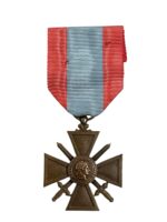 WW2 French France T.O.E. Theater Operations Exterior Medal Full Size