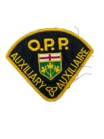 Canadian Ontario Provincial Police OPP Auxiliary Auxiliaire Patch Canadian Ontario Provincial Police OPP Auxiliary Auxiliaire Patch