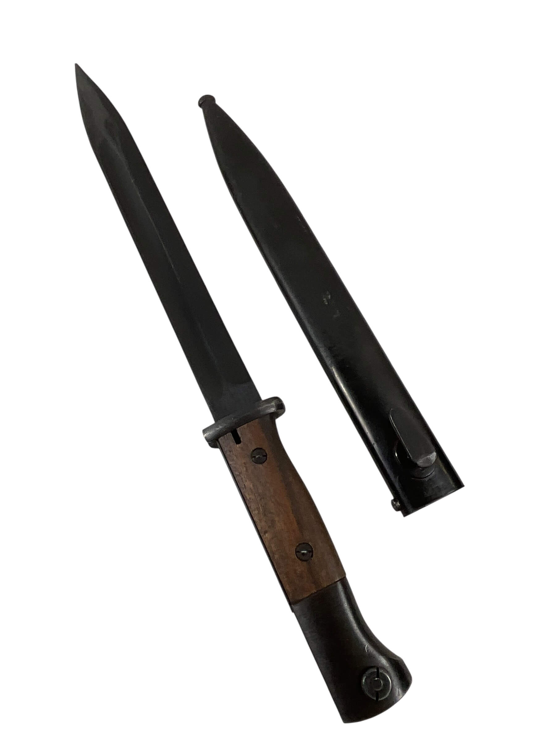 WW2 German K98 Bayonet With Scabbard Export Model Maker Alcosa WW2 German K98 Bayonet With Scabbard Export Model Maker Alcosa