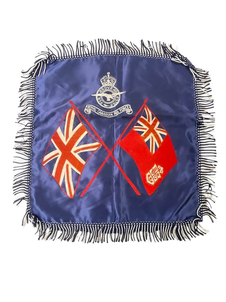 WW2 Canadian RCAF Sweetheart Pillowcase 16" X 16" WW2 Canadian RCAF Sweetheart Pillowcase 16" X 16"