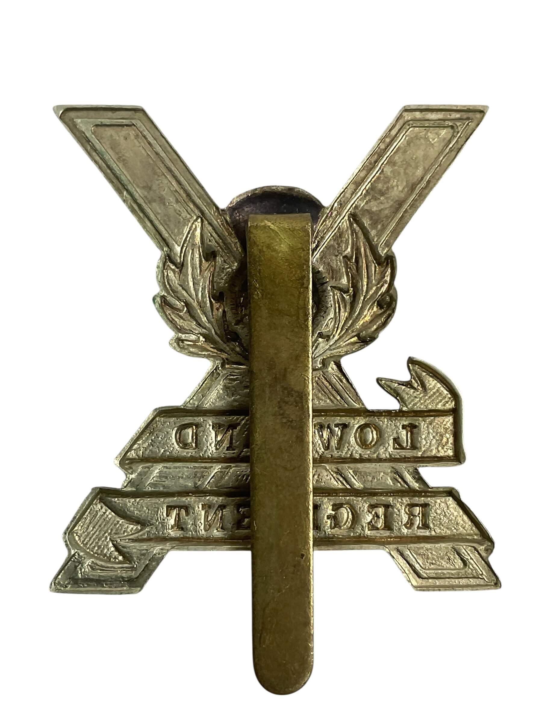 WW2 British Lowland Regiment Cap Badge WW2 British Lowland Regiment Cap Badge
