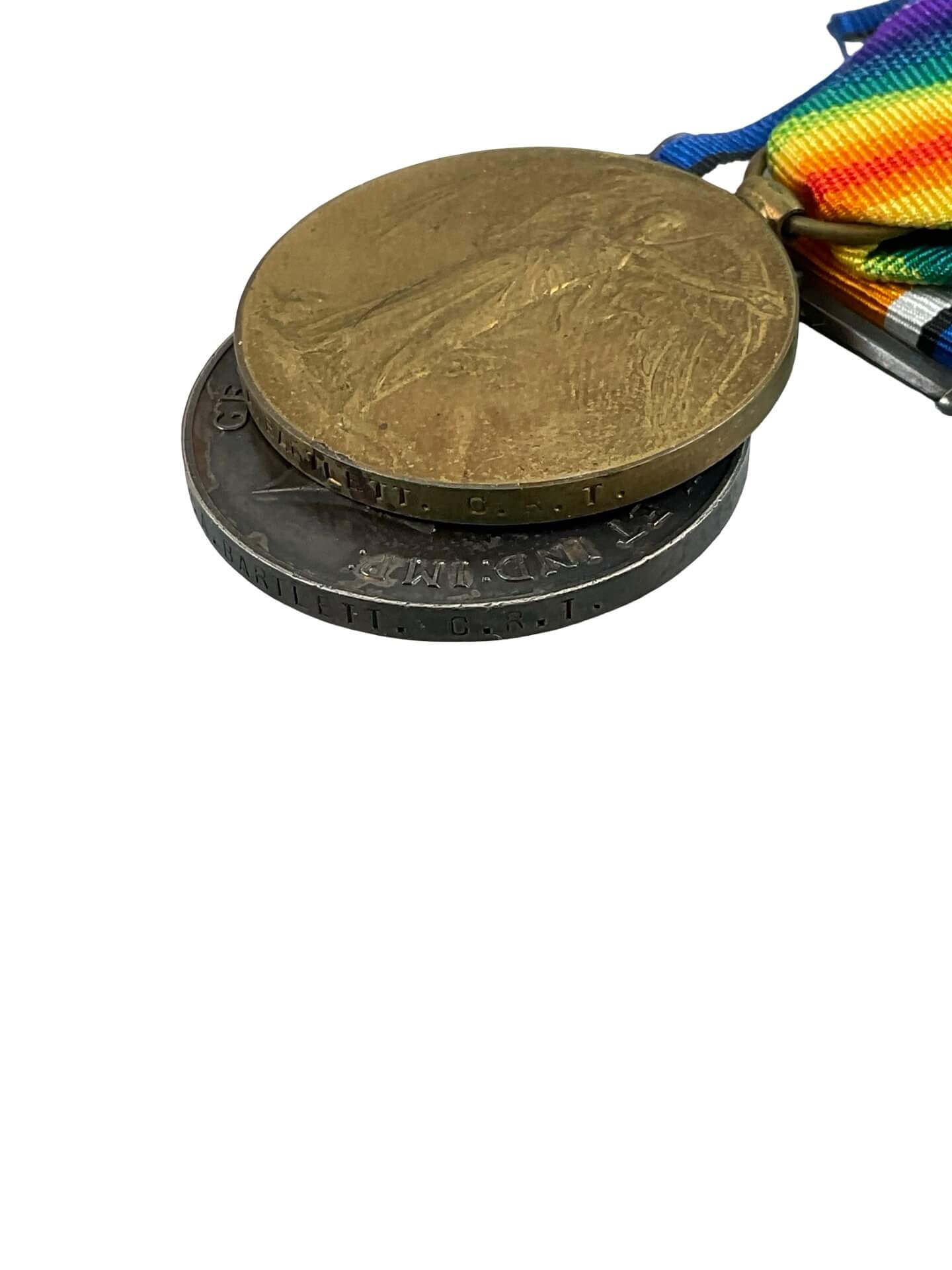 WW1 Canadian CEF Medal Group Pair CRT Full Size Named Bartlett WW1 Canadian CEF Medal Group Pair CRT Full Size Named Bartlett