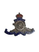 WW1 Canadian CEF Artillery Sweetheart Lapel Badge Sterling