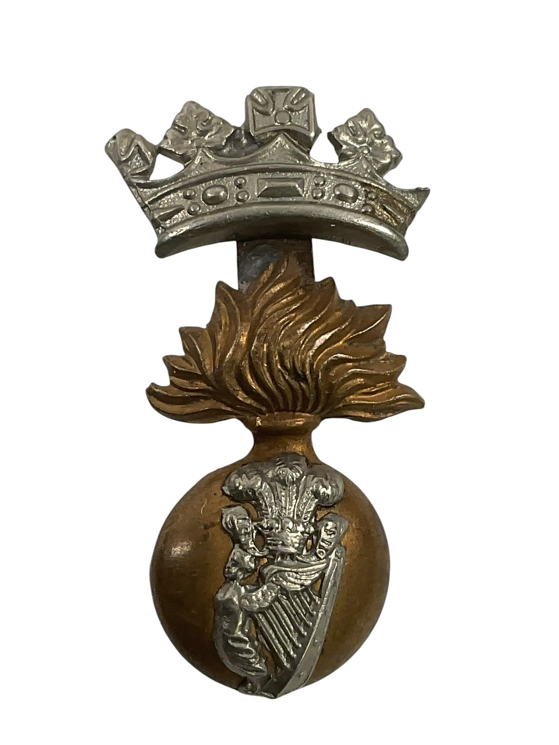 WW2 British Royal Irish Fusiliers Cap Badge WW2 British Royal Irish Fusiliers Cap Badge
