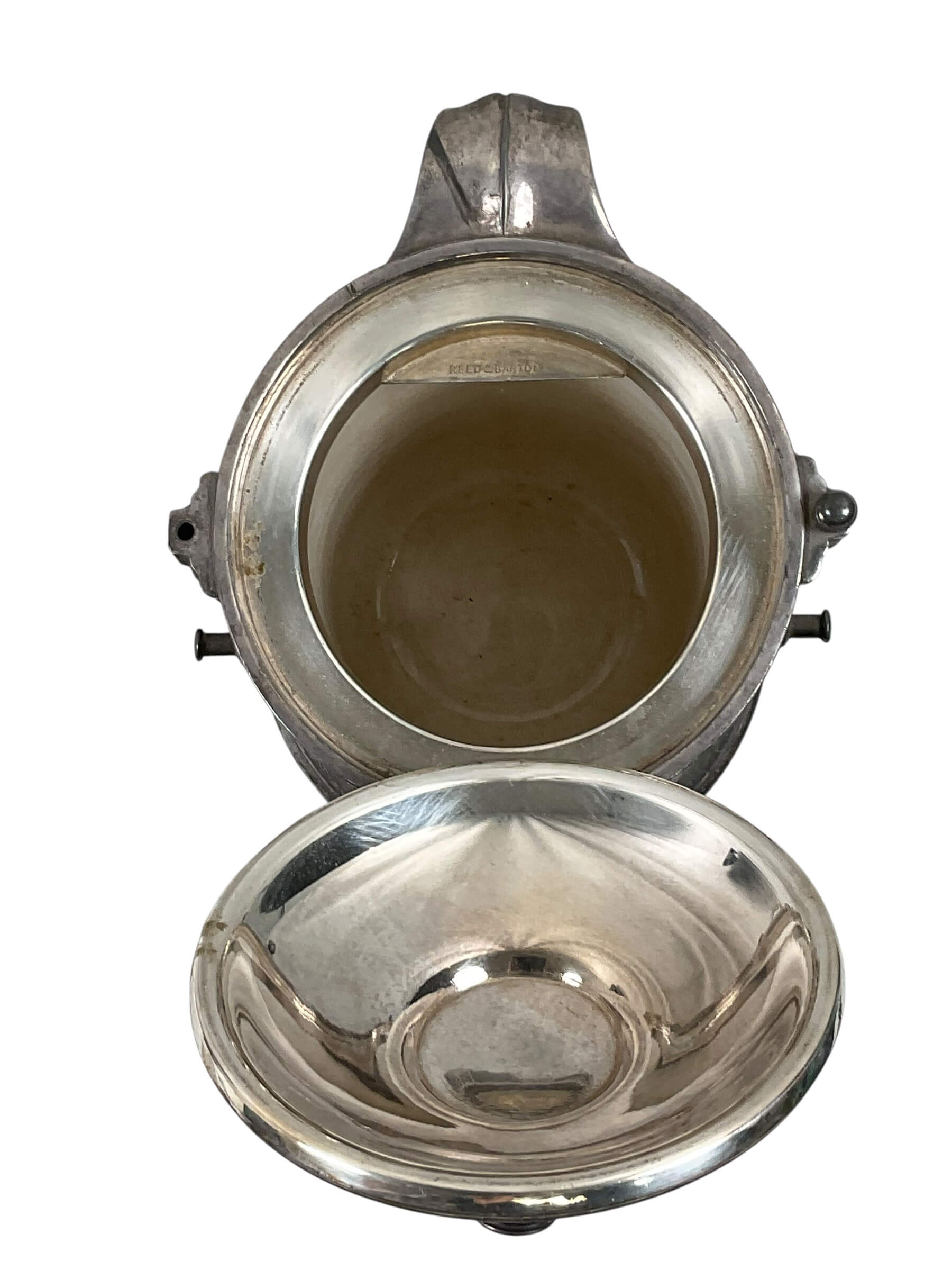 US Company D Second Corps Cadets M.V.M Silver Plated Inscribed Water Pitcher Maker Reed & Barton US Company D Second Corps Cadets M.V.M Silver Plated Inscribed Water Pitcher Maker Reed & Barton