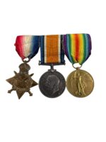 WW1 British BEF 1914-1915 Trio Named T-417 DVR J. Fox Army Service Corps WW1 British BEF 1914-1915 Trio Named T-417 DVR J. Fox Army Service Corps