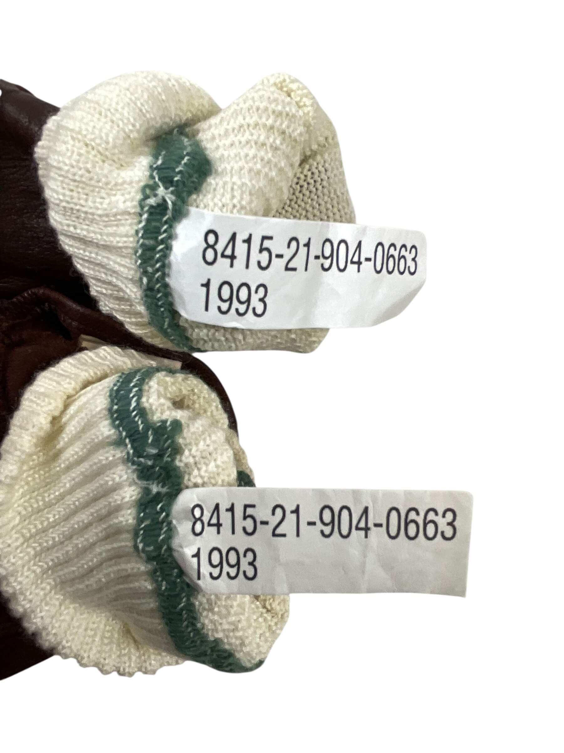 Canadian Forces Brown Leather Flight Gloves With Liners Size Medium Canadian Forces Brown Leather Flight Gloves With Liners Size Medium