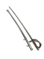Italian Cavalry Model 1871 Sword With Scabbard Italian Cavalry Model 1871 Sword With Scabbard