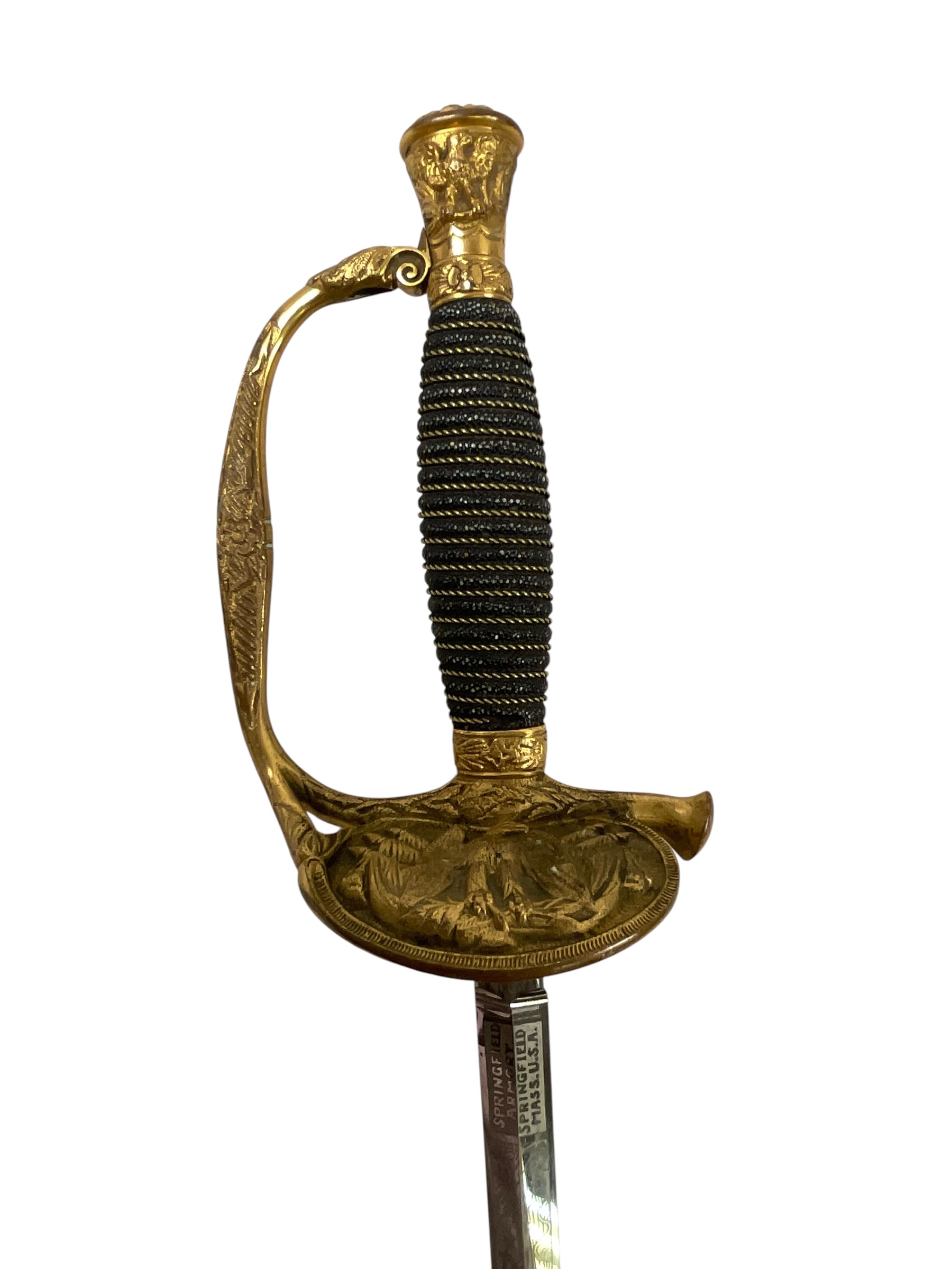 US 1860 Staff and Field Officer's Sword With Scabbard US 1860 Staff and Field Officer's Sword With Scabbard