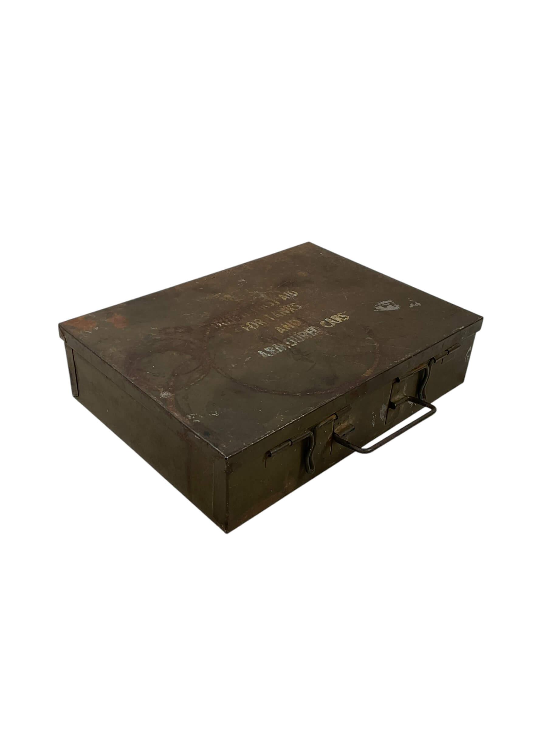 WW2 British First Aid Box For Tanks and Armoured Cars Dated 1943 EMPTY WW2 British First Aid Box For Tanks and Armoured Cars Dated 1943 EMPTY