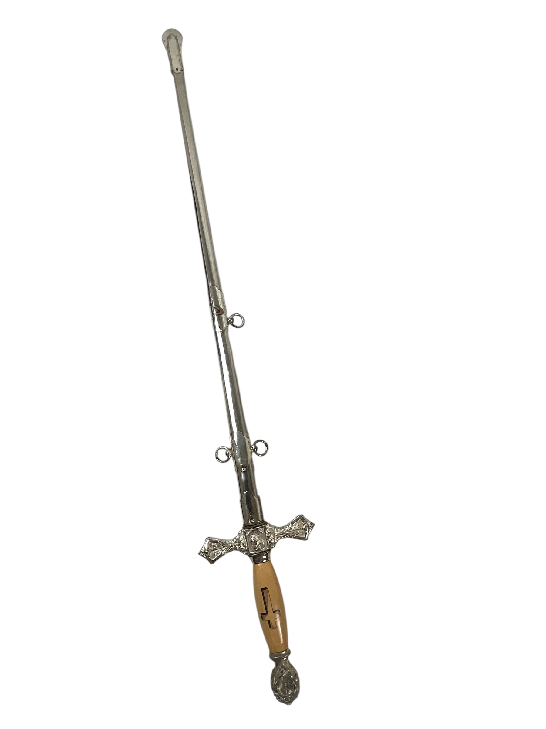 Masonic Knights Templar Sword With Scabbard Masonic Knights Templar Sword With Scabbard