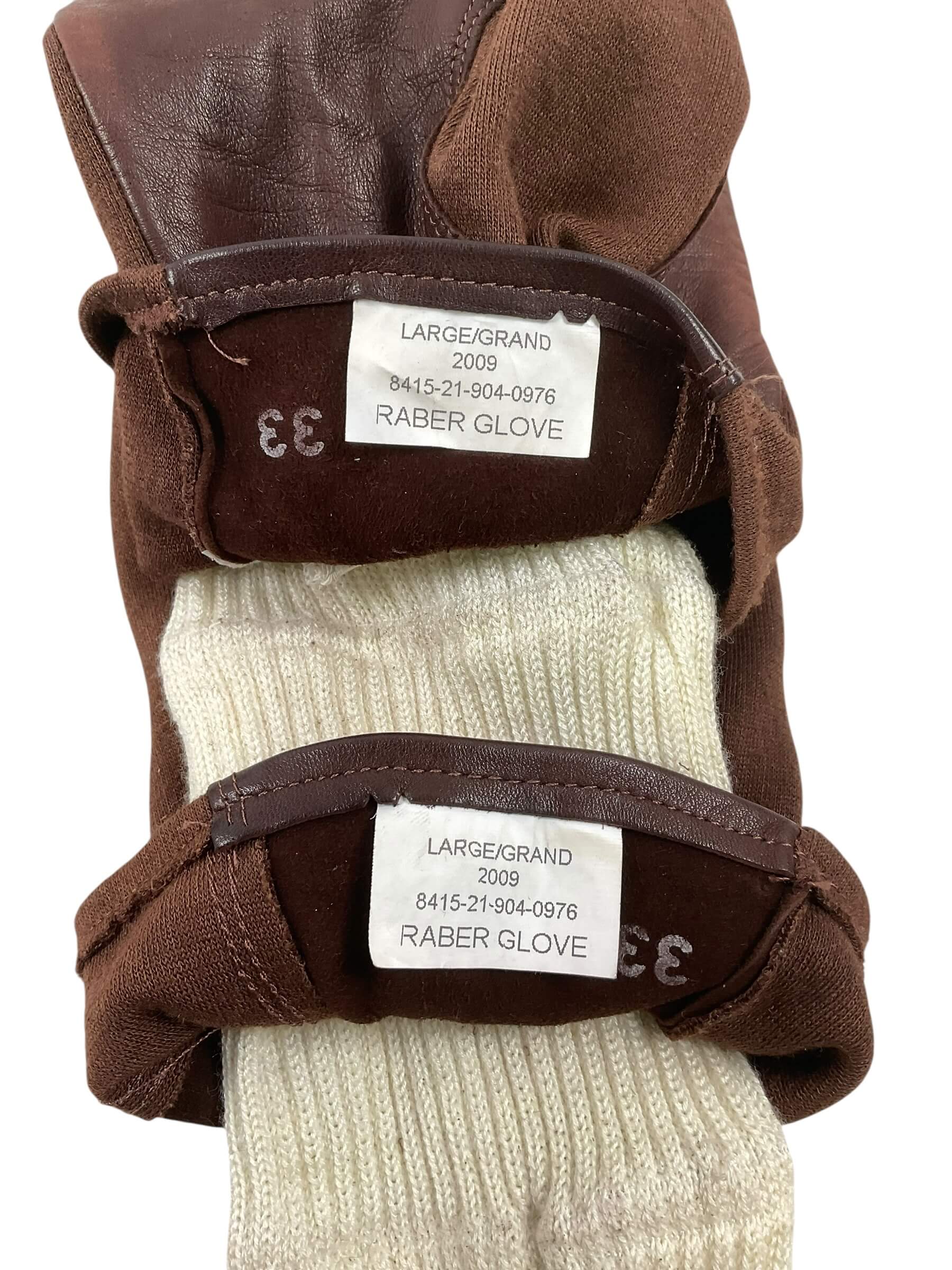 Canadian Forces Brown Leather Flight Gloves With Liner Size Large Canadian Forces Brown Leather Flight Gloves With Liner Size Large