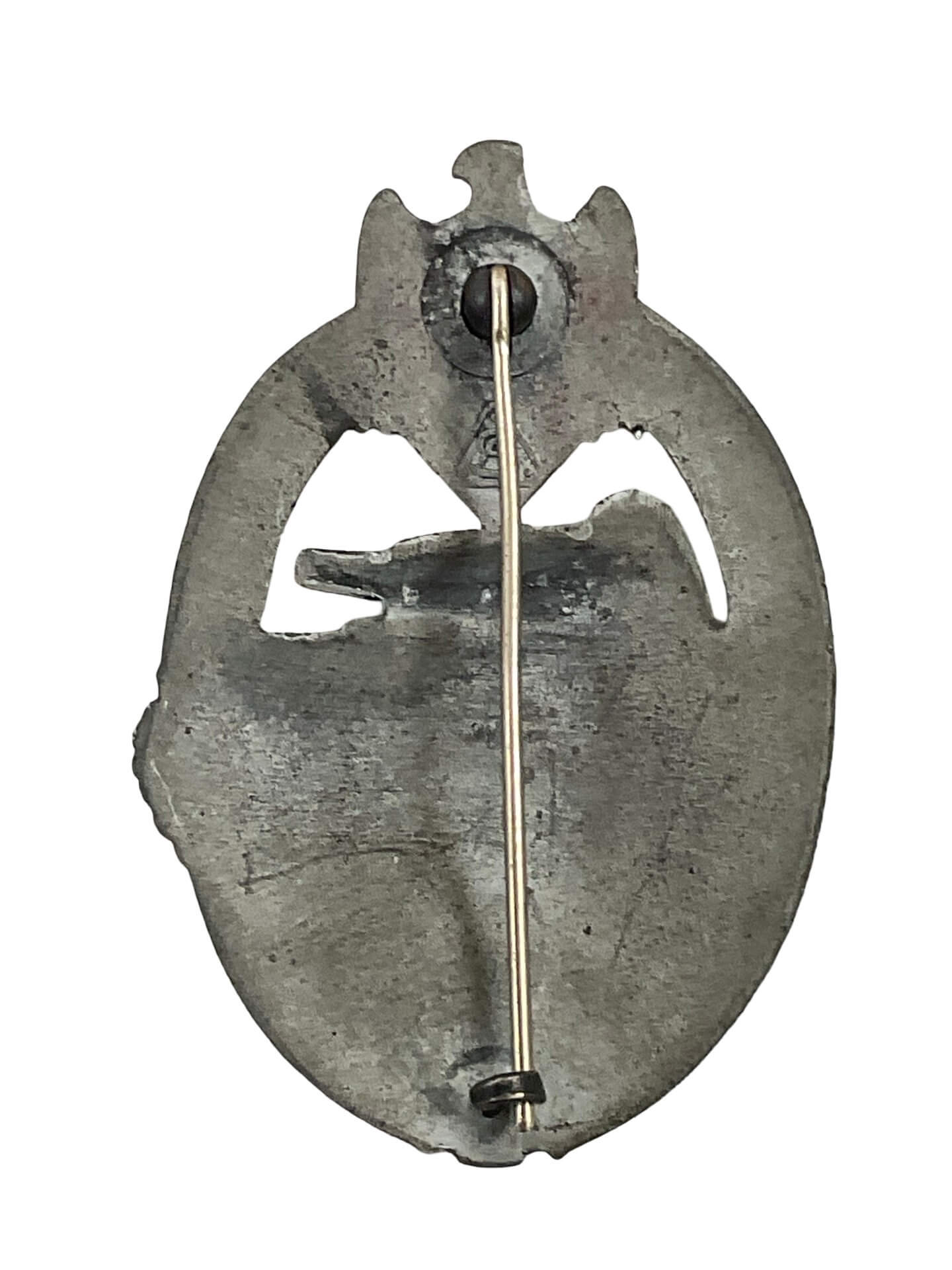 WW2 German Silver Panzer Assault Badge Maker Adolf Schole Silver Zinc WW2 German Silver Panzer Assault Badge Maker Adolf Schole Silver Zinc