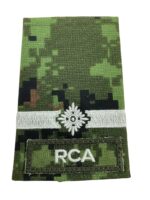 Canadian Forces CADPAT Officer Cadet RCA Slip-On Insignia Single