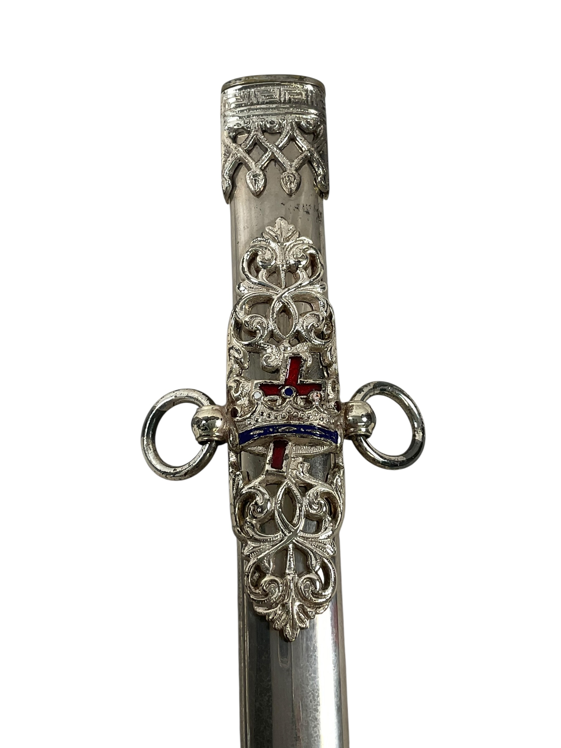 Masonic Knights Templar Sword With Scabbard Masonic Knights Templar Sword With Scabbard