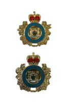 Canadian Ontario Provincial Police OPP Collars Insignia Pair