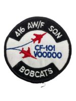 Canadian RCAF 416 All Weather Fighter Squadron CF-101 Voodoo Bobcats Patch Vintage