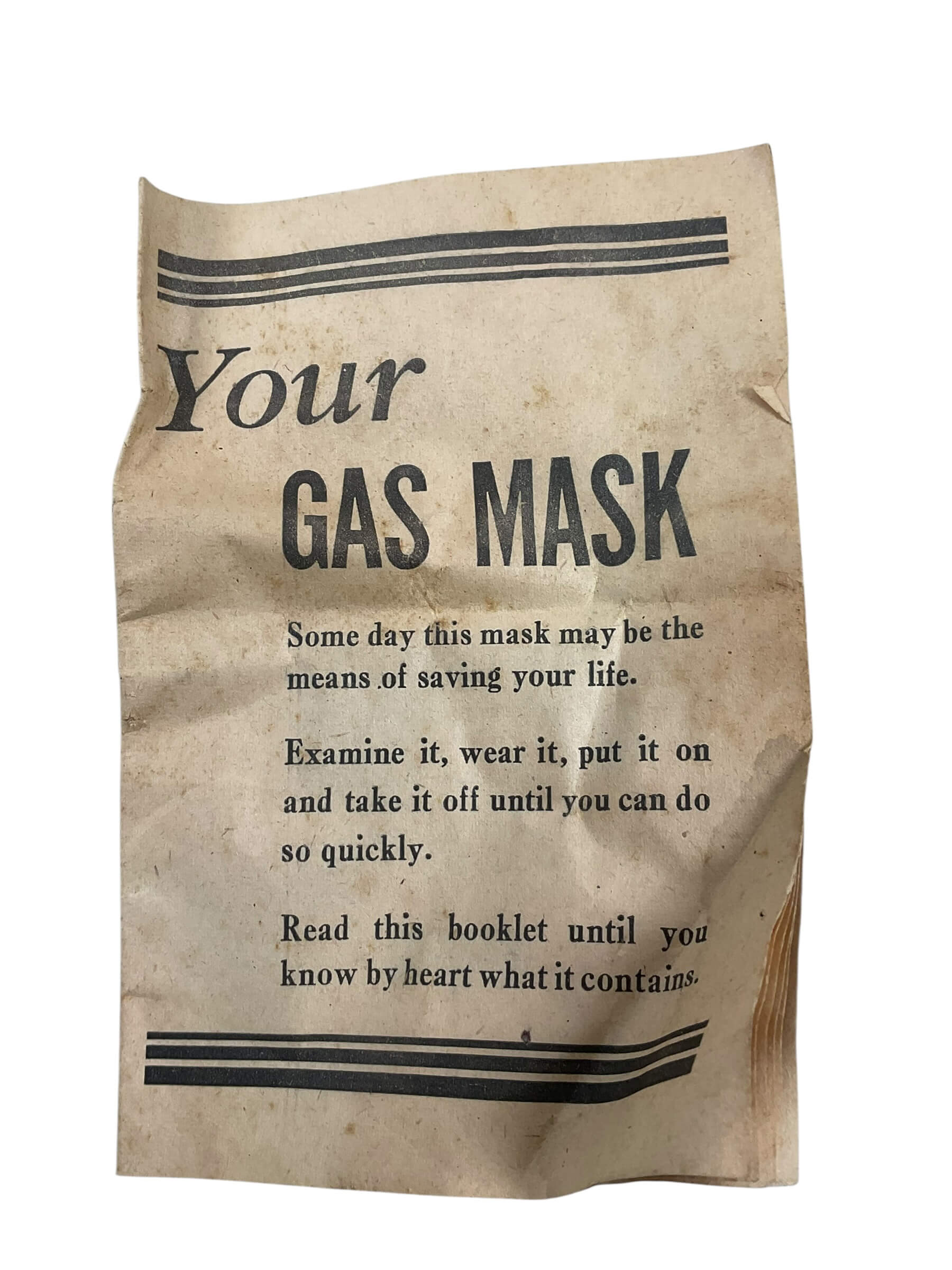WW2 US Non-Combatant M1A2-1-1 Child Gas Mask In Carrying Bag WW2 US Non-Combatant M1A2-1-1 Child Gas Mask In Carrying Bag