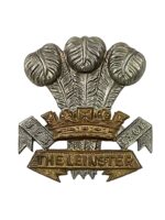 WW2 British The Leinster Regiment Cap Badge