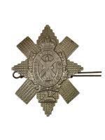WW1 British BEF Black Watch Cap Badge
