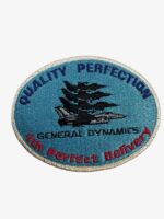 US General Dynamics 4th Perfect Delivery F-16 Fighting Falcon Patch