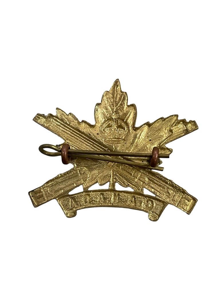 WW1 Canadian CEF Machine Gun Corps Cap Badge WW1 Canadian CEF Machine Gun Corps Cap Badge