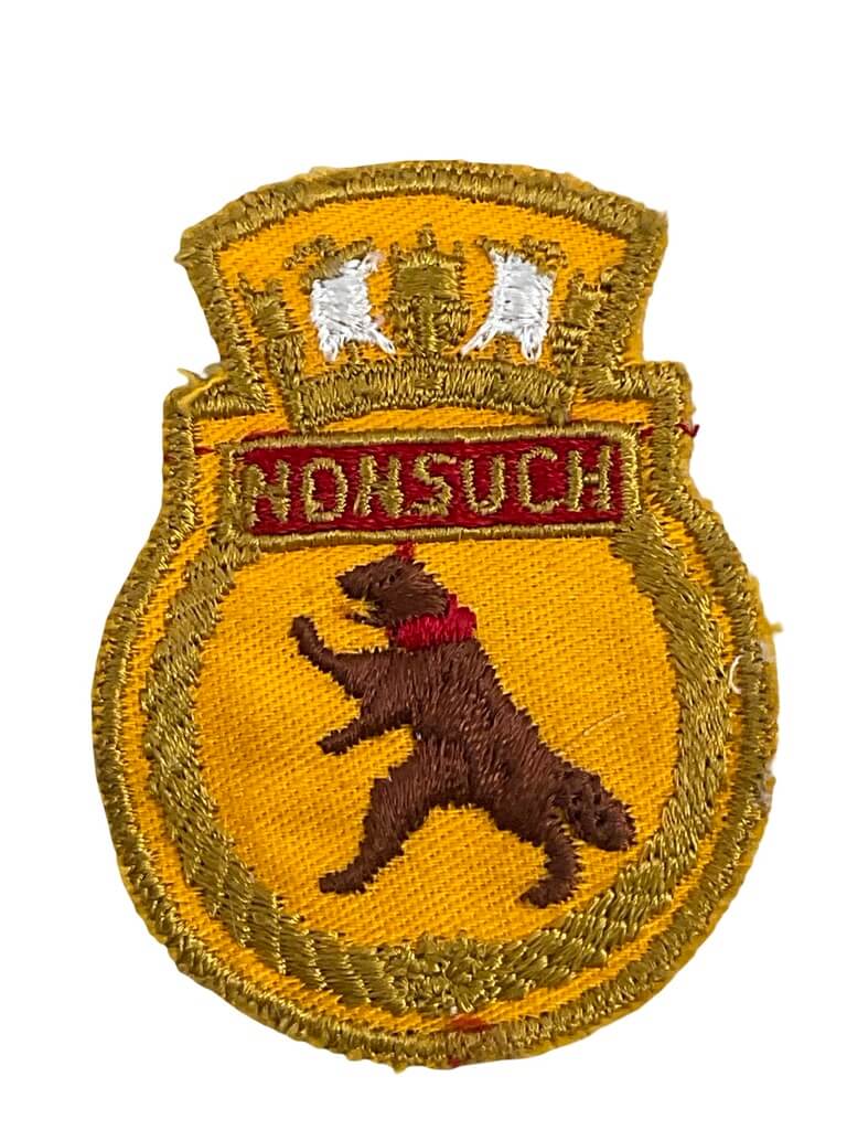Canadian RCN Navy HMCS Nonsuch Ships Patch Crest Insignia Canadian RCN Navy HMCS Nonsuch Ships Patch Crest Insignia