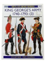 British King George’s Army 1740-1793 (3) Osprey Men At Arms No 292 Used Softcover Reference Book