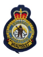 Canadian Forces RCAF 418 Squadron Heraldic Colour Crest Patch Vintage Canadian Forces RCAF 418 Squadron Heraldic Colour Crest Patch Vintage